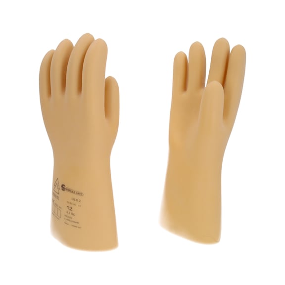 Electrician's protective glove with protective insulation, size 12, class 2, white - Electrician's protective glove with protective insulation