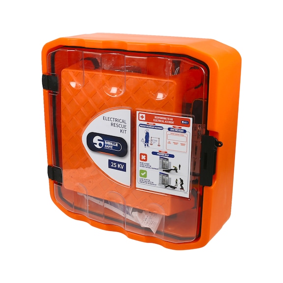 Rescue kit for max. 25 kV, 9 pieces - Rescue equipment