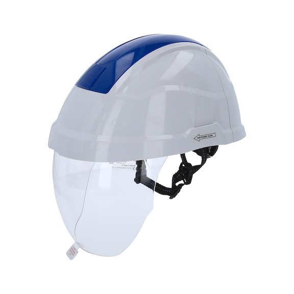 KS TOOLS Work safety helmet with face protection