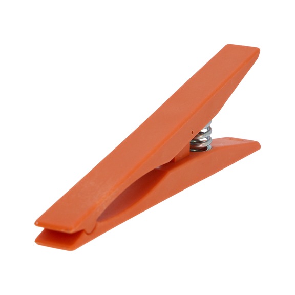 Plastic clamp with protective insulation, large, 165 mm - Plastic clamp with protective insulation