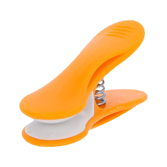 Plastic clamp with protective insulation, small, 67 mm - Plastic clamp with protective insulation