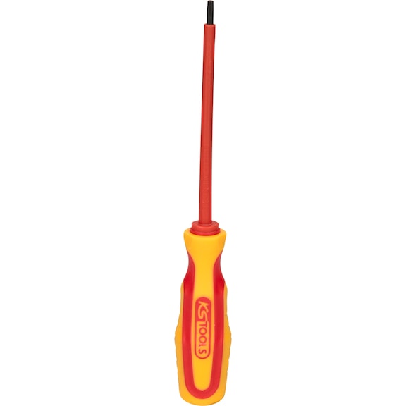 Screwdriver with protective insulation for internal TX screws, T10 - Screwdriver with protective insulation for internal TX screws