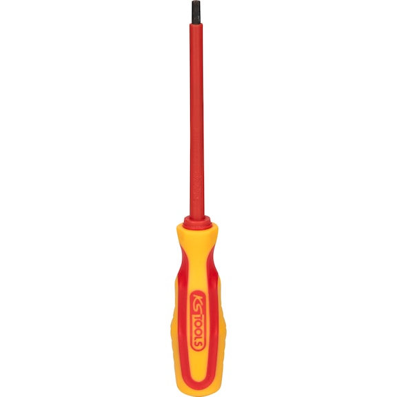 Screwdriver with protective insulation for internal TX screws, T20 - Screwdriver with protective insulation for internal TX screws