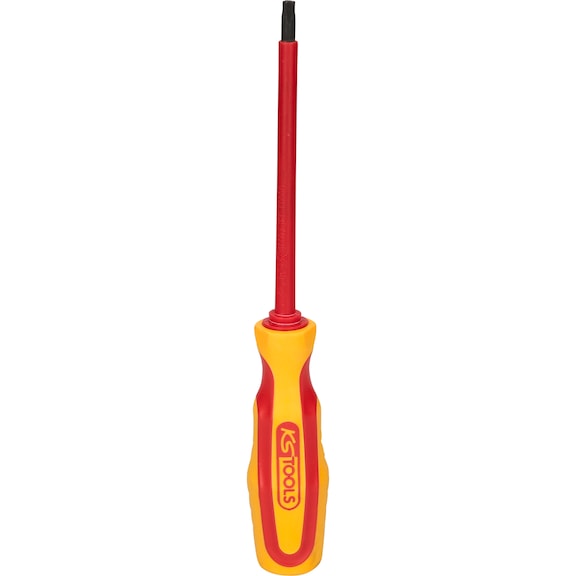 KS TOOLS Screwdriver with protective insulation for internal TX screws, T27 - Screwdriver with protective insulation for internal TX screws