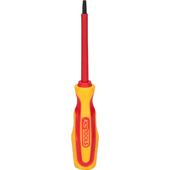 ERGOTORQUE VDE square drive screwdriver No. 1, 160 mm - ERGOTORQUE VDE square drive screwdriver