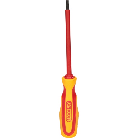 KS TOOLS Hexagon socket screwdriver with protective insulation, 4 mm - Hexagon socket screwdriver with protective insulation