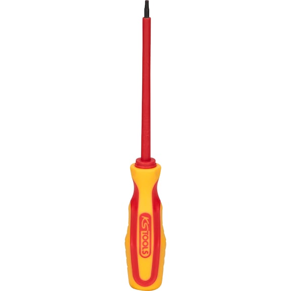 Screwdriver with protective insulation for internal TX screws, T8 - Screwdriver with protective insulation for internal TX screws
