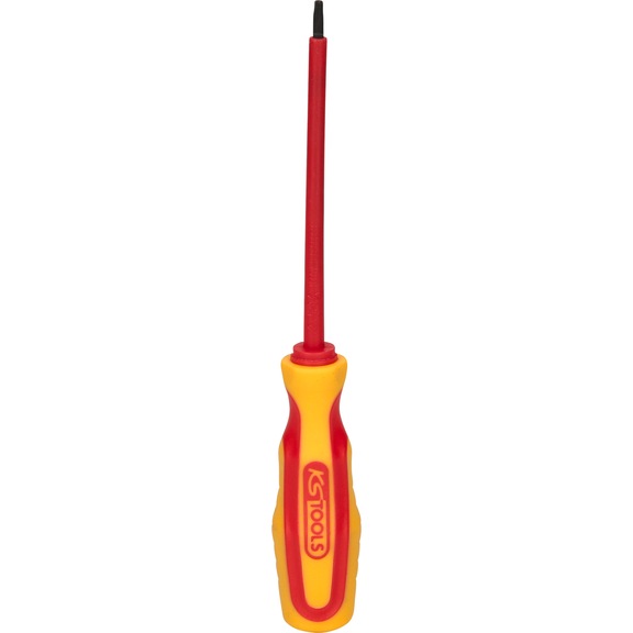 Screwdriver with protective insulation for internal TX screws, T9 - Screwdriver with protective insulation for internal TX screws