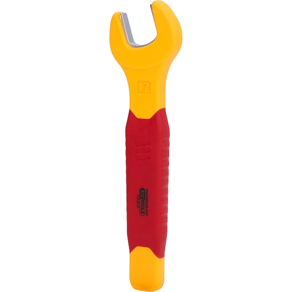 Insulated open-end wrench, 17 mm 117.5117 - Insulated open-end wrench