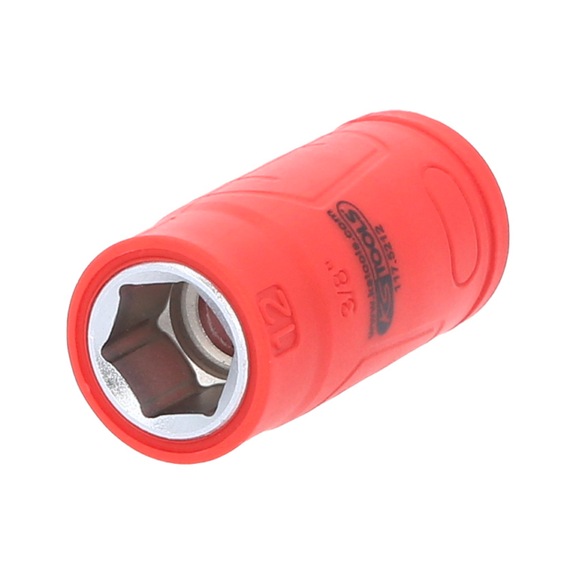 3/8 inch insulated socket, 12 mm 117.5212 - 3/8 inch insulated socket