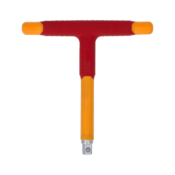 1/2 inch T-handle socket wrench with protective insulation, 200 mm - 1/2 inch T-handle socket wrench