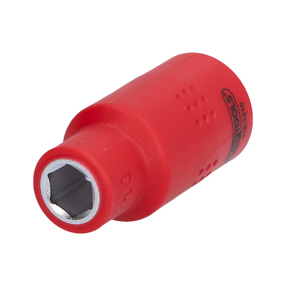 KS TOOLS 1/2 Zoll Isolierte Stecknuss, 10mm 118.1210 - 1/2 Zoll Isolierte Stecknuss