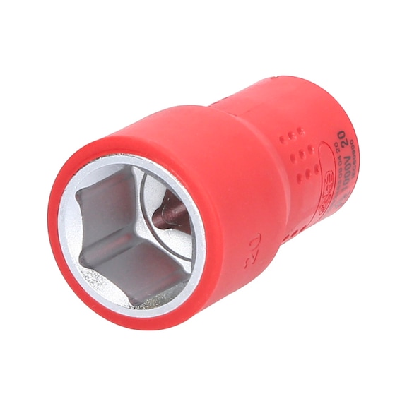 1/2 inch insulated socket, 20 mm - 1/2 inch insulated socket