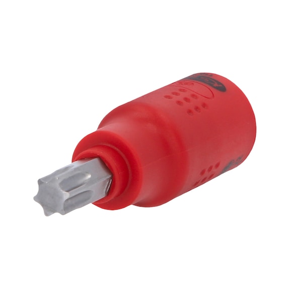 3/8 inch insulated bit socket TX, T50, 60 mm - 3/8 inch insulated bit socket TX