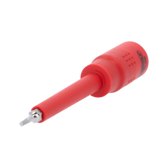 3/8 inch insulated bit socket TX, T10, 122 mm - 3/8 inch insulated bit socket TX