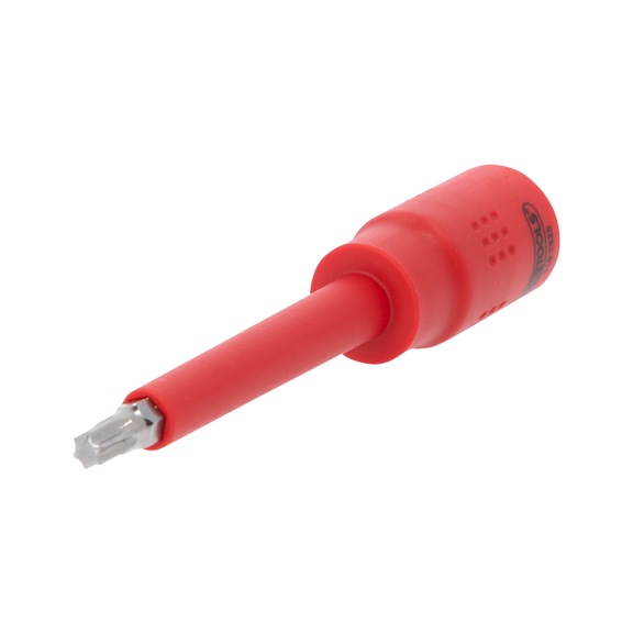 KS TOOLS 3/8 inch insulated bit socket TX, T30, 122 mm - 3/8 inch insulated bit socket TX