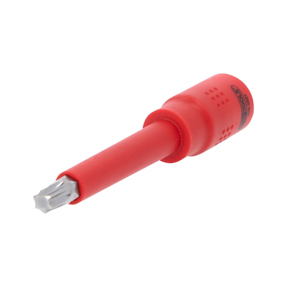 3/8 inch insulated bit socket TX, T45, 122 mm - 3/8 inch insulated bit socket TX