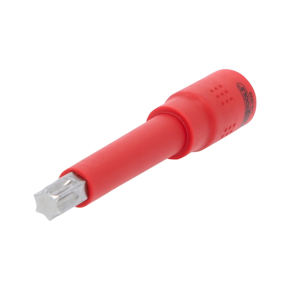 3/8 inch insulated bit socket TX, T55, 122 mm - 3/8 inch insulated bit socket TX