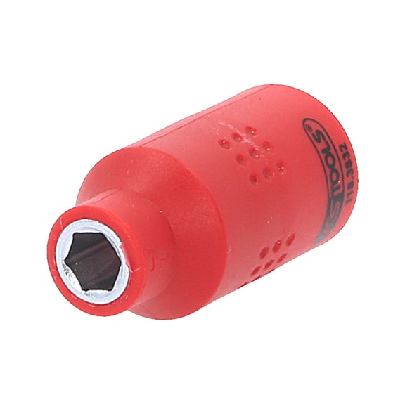 KS TOOLS 3/8 inch insulated socket, 7 mm - 3/8 inch insulated socket