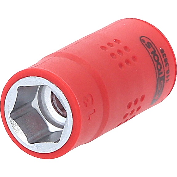 3/8 inch insulated socket, 13 mm 118.3838 - 3/8 inch insulated socket