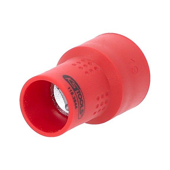3/8 inch insulated socket, 19 mm 118.3844 - 3/8 inch insulated socket