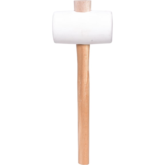KS TOOLS White rubber mallet, 735 g - Rubber mallet