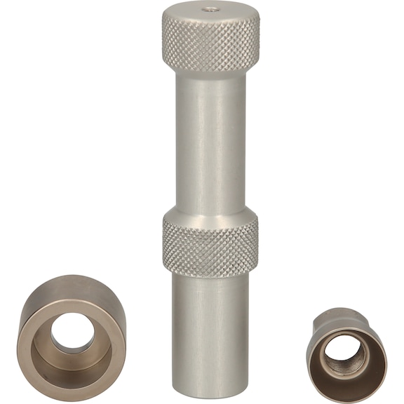 KS TOOLS Stanzen-Satz mit Dorn, 3-teilig, D: 18,0 mm (Skoda) - Karosserieanbauteil (KFZ, Sonstige)