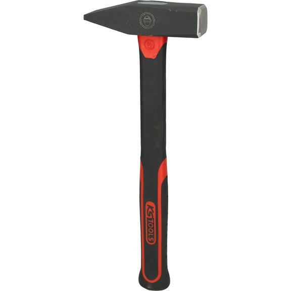 Sledgehammer with fibreglass handle, 600 g - Sledgehammer