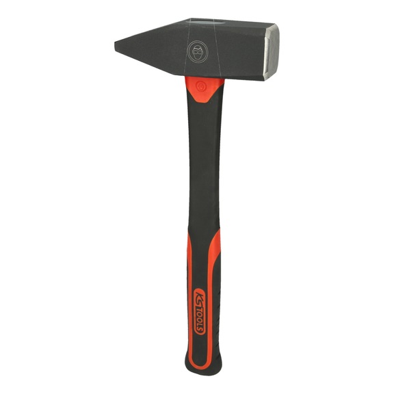 Fitter's hammer with fibreglass handle, 2000 g - Sledgehammer
