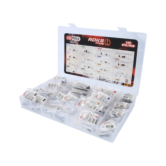 TPMS service kit for tyre pressure monitoring systems, 150 pieces - Wheel, tyre (motor vehicle, other)