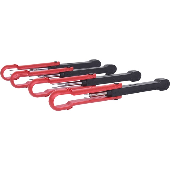 Professional unlocking tool set for commercial vehicles, Upgrade 2, 4-piece - Release tool