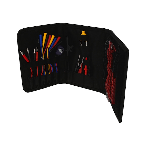 12/24V diagnostic test and measurement cable set, 25 pieces - Multimeter accessories