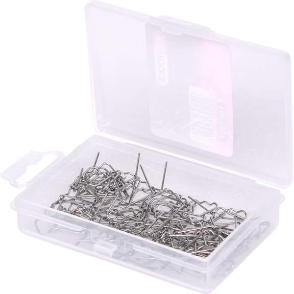 Repair clip, U-shape D: 0.8 mm, 100 pieces - Bodywork component (motor vehicle, other)