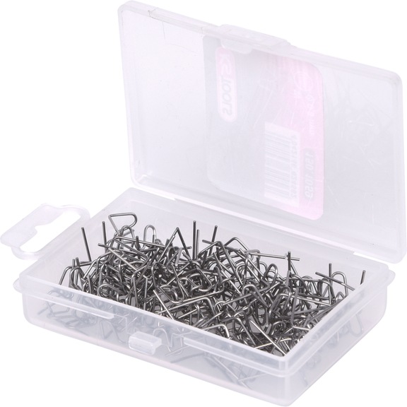 Repair clip W-shape D: 0.8 mm, 100 pieces - Bodywork component (motor vehicle, other)