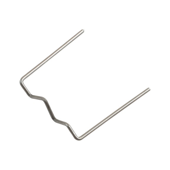 Repair clip, U-shape, alloy steel, D: 0.6 mm, 50 pieces - Bodywork component (motor vehicle, other)