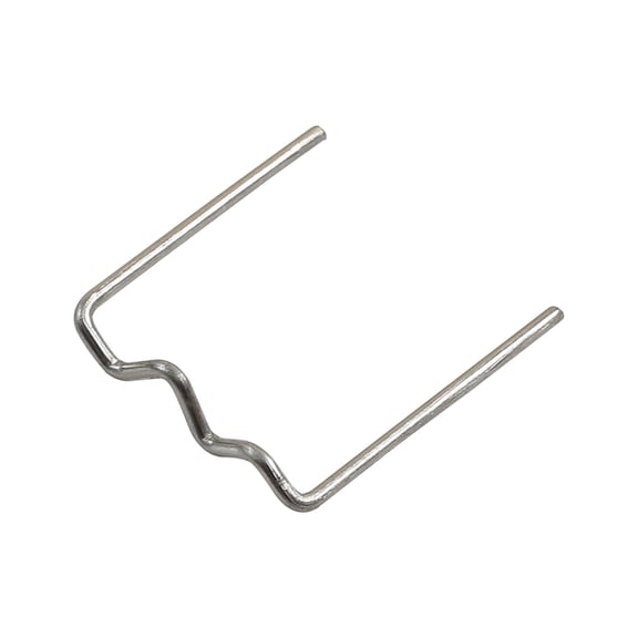 Repair clip, U-shape, alloy steel, D: 0.8 mm, 50 pieces - Bodywork component (motor vehicle, other)
