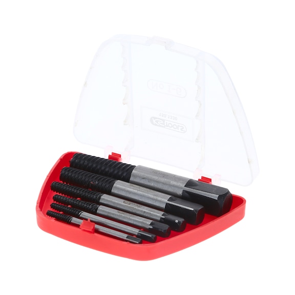 Screw extractor set, 6 pieces - Extraction tool, extractor (other)