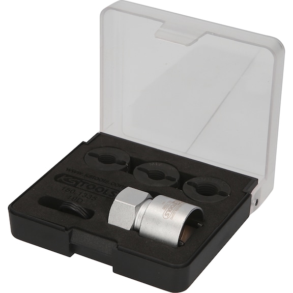 Wheel bolt thread repair kit, 4-piece - Special automotive tools Thread repair