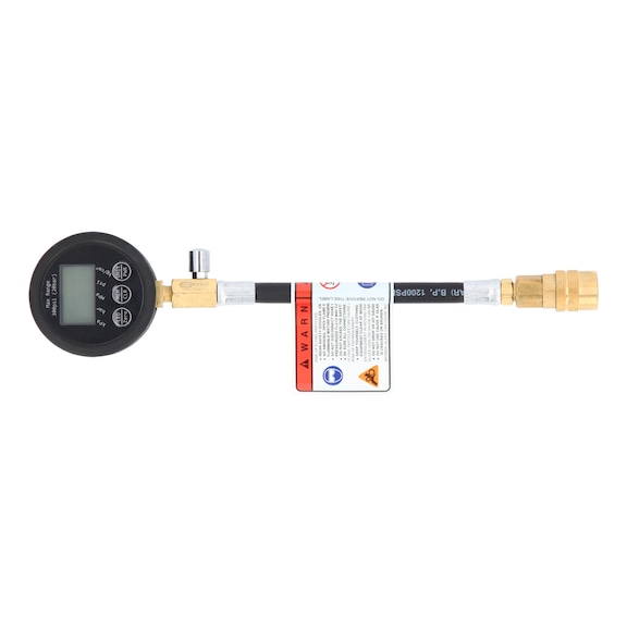 Digital pressure gauge - Measuring device, testing device Special cases (accessories)