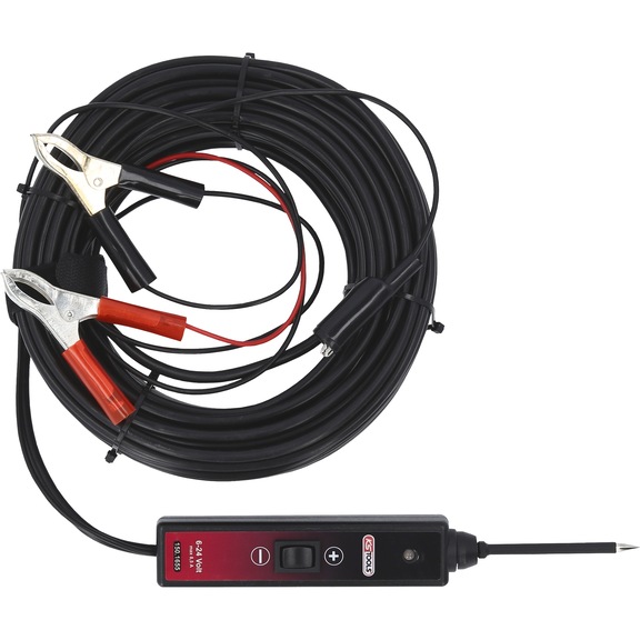 KS TOOLS Funktionspr&uuml;flampe 6-24V DC mit 25 Meter Kabel - Elektrik-/Elektronikkomponente (KFZ, Sonstige)