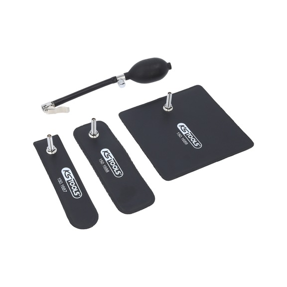 Pressure pad set with hand pump, 4 pieces - Motor vehicle (parts, other)