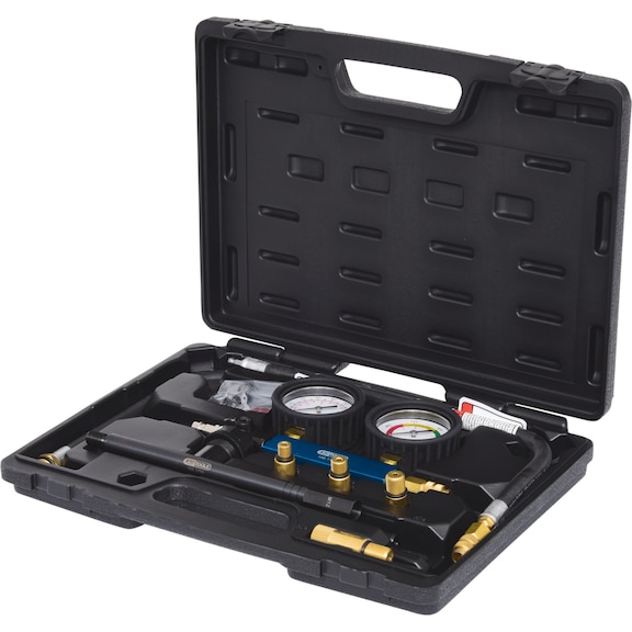 Cylinder pressure loss tester, 9-piece - Measuring device, testing device Special cases (other)