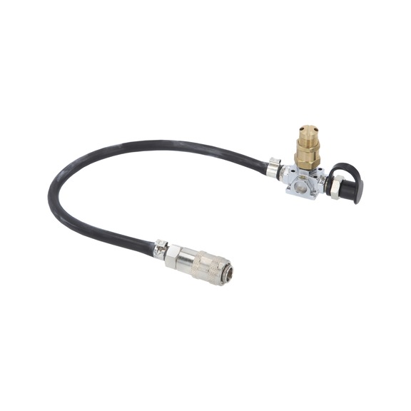 KS TOOLS Universal air inlet system adapter with hose for 150.1825 - Adapter (standard part, toolmaking)