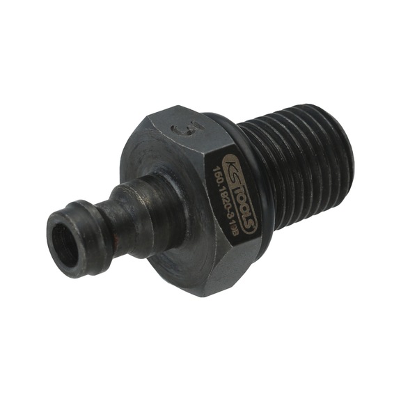 Screw adapter size 3, 1/4 inch x 18 NPT - Fuel system (automotive, assembly, other)