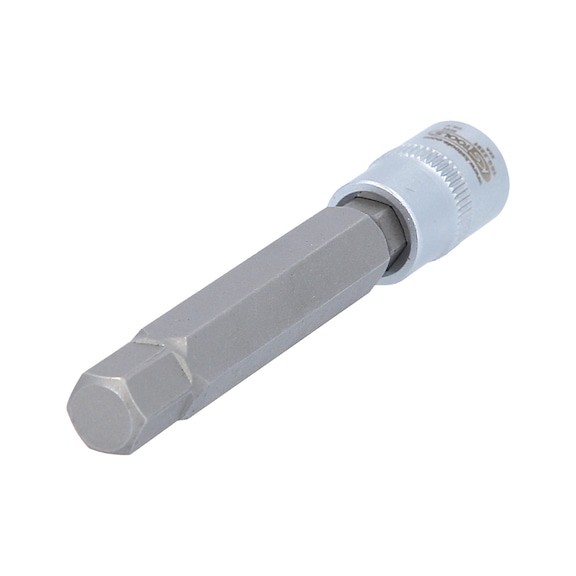 3/8 inch bit socket for hexagon socket on brake caliper, 11 mm, 100 mm long - Additional bit socket