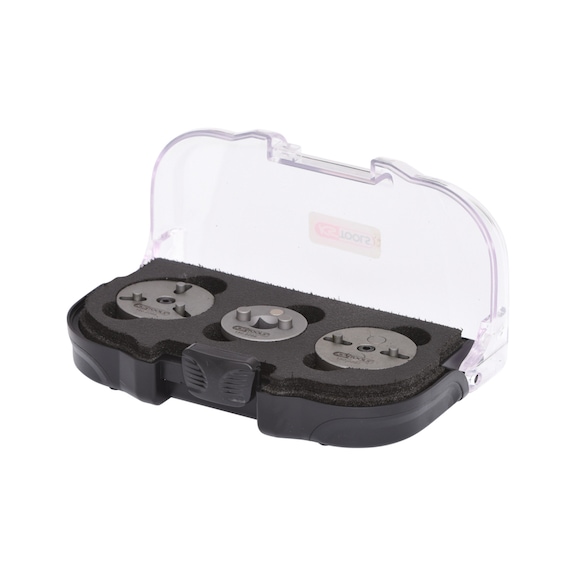 Universal brake piston reset tool adapter set, 3-piece - Adapter (standard part, toolmaking)