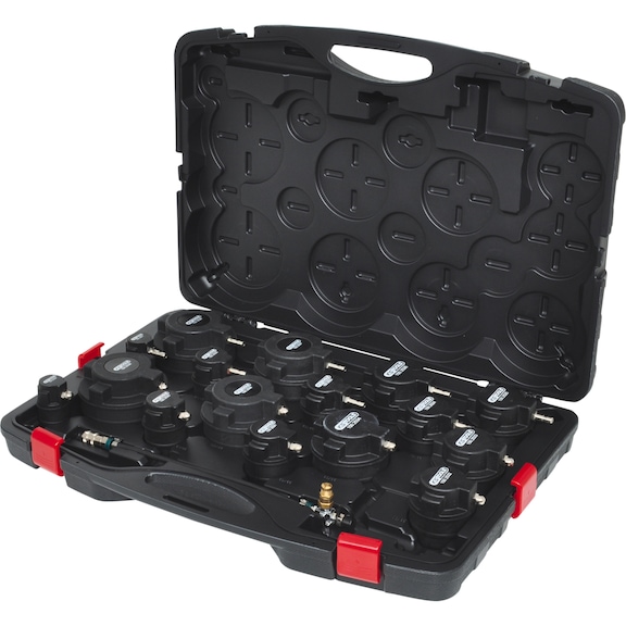 Turbocharger charge air system test case set, 17 pieces - Multifunctional tool