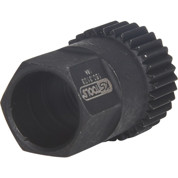 Multi-tooth insert 17.0 mm, 33 teeth, drilled - Other socket wrenches