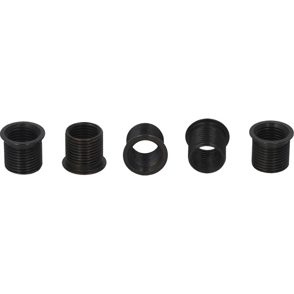 Threaded bushing with collar L=12 mm, IG=M10x1/AG=M12x1.5-pack - Bushing