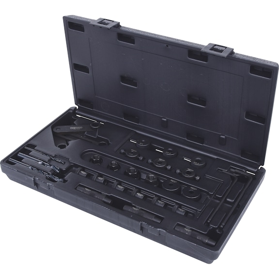 Cylinder head drilling gauge set, 28 pieces - Template (gauge, tool)